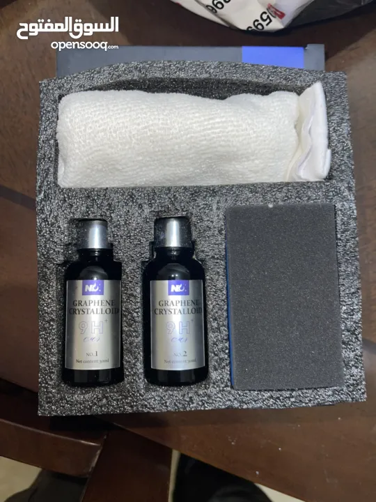 نانو جرافين كريستال + بوليش 3 مراحل العرض الاقوى في فلسطين متوفر كميات بيع جمله وتجزئة.