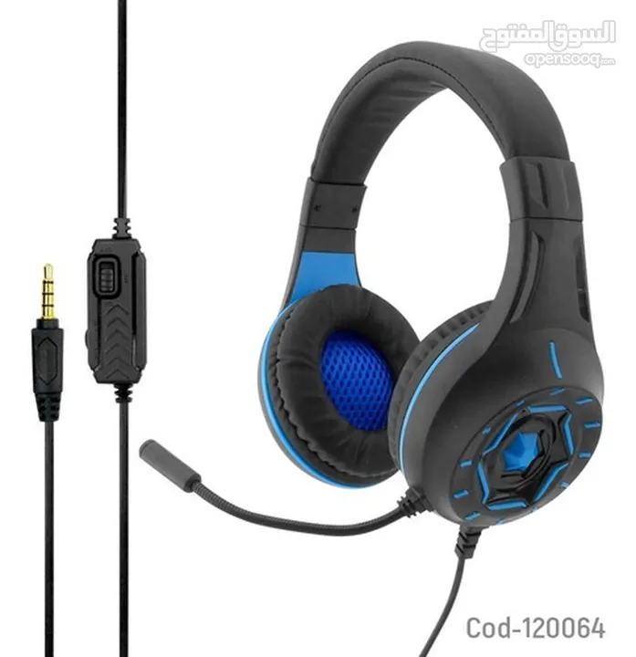 سماعة KOMC S90 GAMING HEADSET هيد سيت  راسية جيمنج من كومك