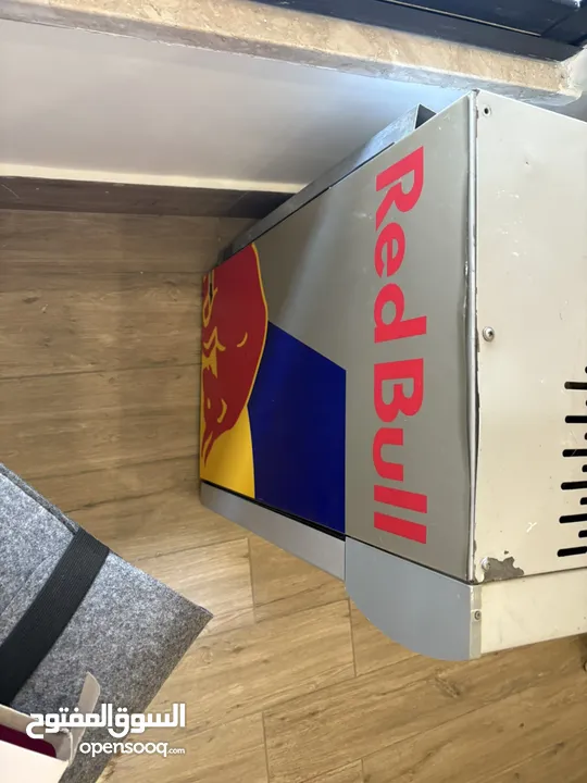 red bull mini fridge