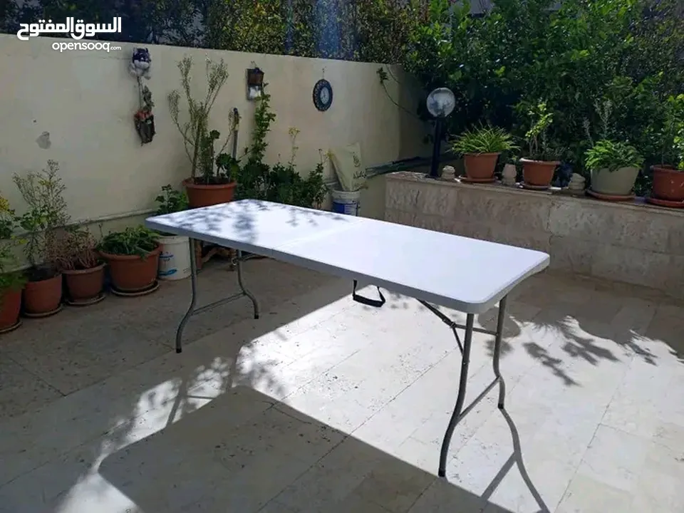 طاولة عزايم وسفرة مزارع وقابله للطي عشكل شنته