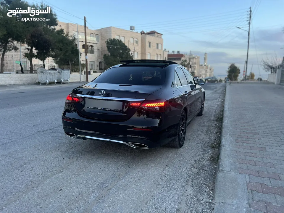 مرسيدس E200 موديل 2018 بانوراما AMG كيت بودي محوله 2022 لون أسود فل كامل