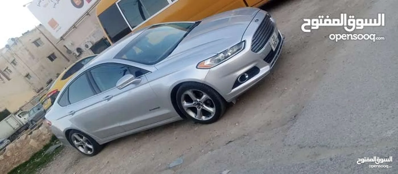 فورد فيوجن 2014 هايبرد كلين فحص كامل لون سلفر بحالة الوكالة