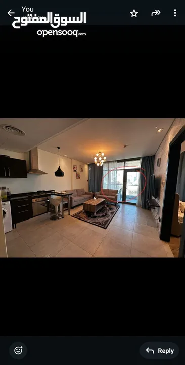 للايجار شقه راقيه مفروشه مع الكهرباء والانترنت فتح إلكتروني برج جديد  في الحوره وتشمل جميع الخدمات