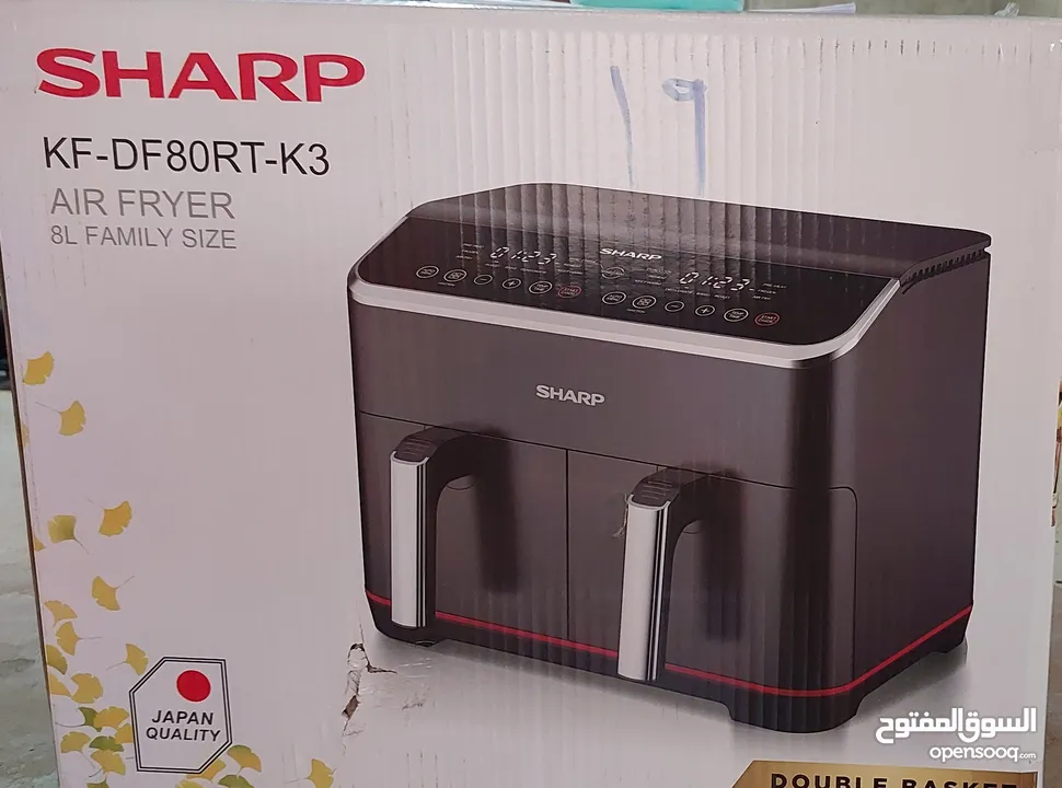 قلاية هوائية SHARP درجين 8 لتر