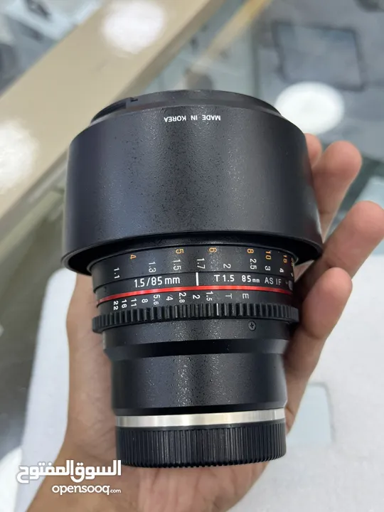 SAMYANG LENS FOR SONY 1.5/85mm used