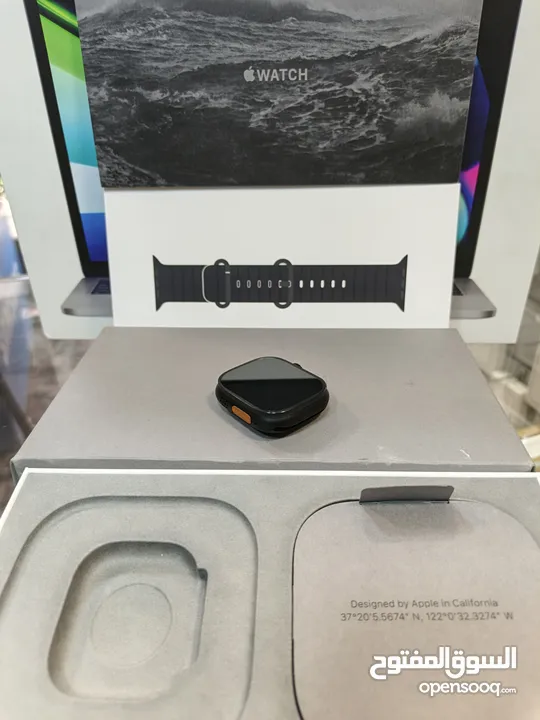 Apple Watch Ultra 2 Black Edition بطاريه 100% مشحونه مرتين