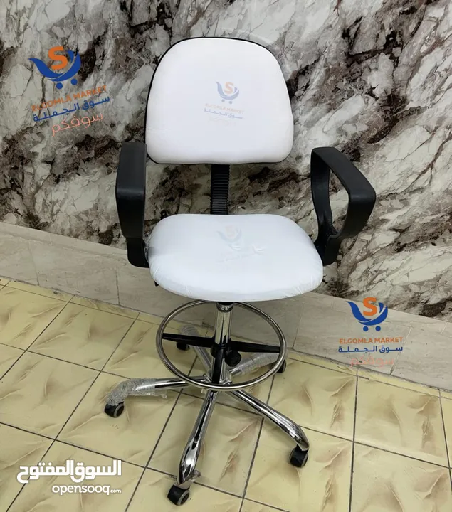 كراسي كاشير للعيادات/ الشركات / مختبرات ارتفاع قابل للتعديل .. ايادي قابله للإزالة بأقل الاسعار