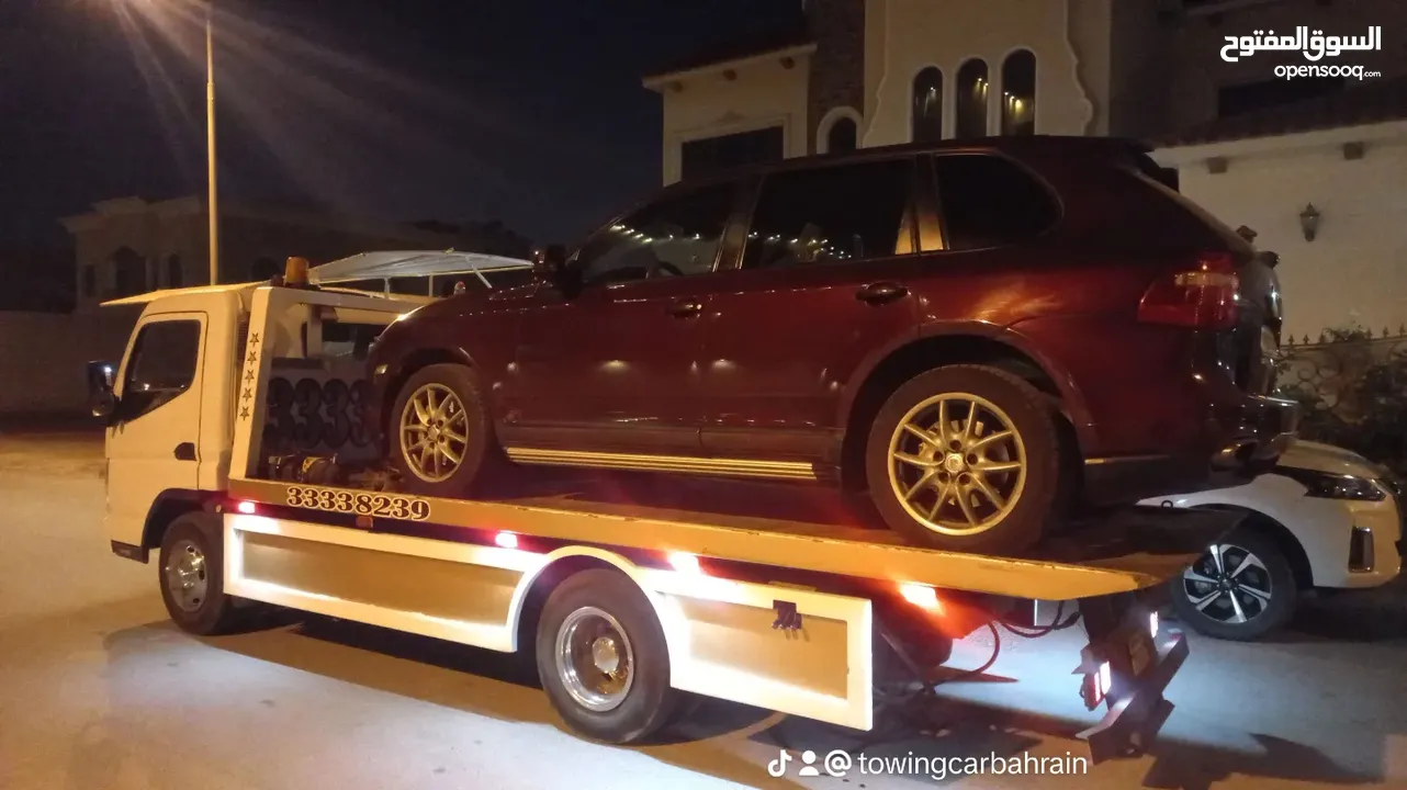 Towing car Bahrain 24 hours   سطحة البحرين 24 ساعه جميع مناطق البحرين