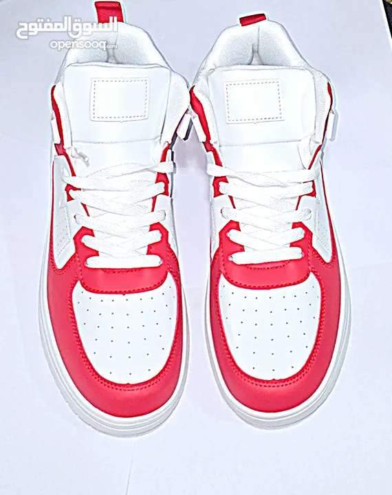 Sports shoes (red and white) BRAND NEW with free delivery