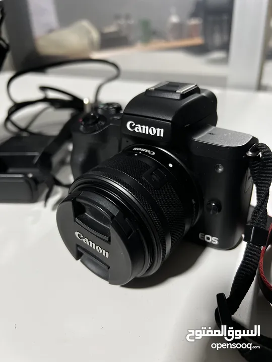 كانون canon EOS m50 +ترايبود DIGIPOD +light نوع DEEP كلهم ب 470 دينار