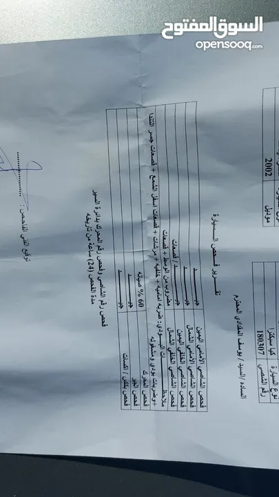 كيا سبكترا موديل 2002 MR اعلى صنف للبيع بداعي السفر