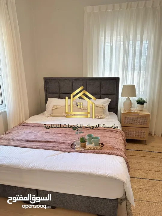 شقة مفروشة سوبر ديلوكس ارضية مع حديقة اعلان رقم (Q51)