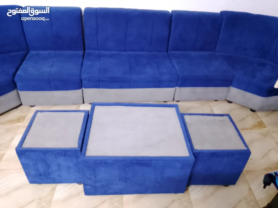 طقم كنب للبيع 14 مقعد بحال الوكاله