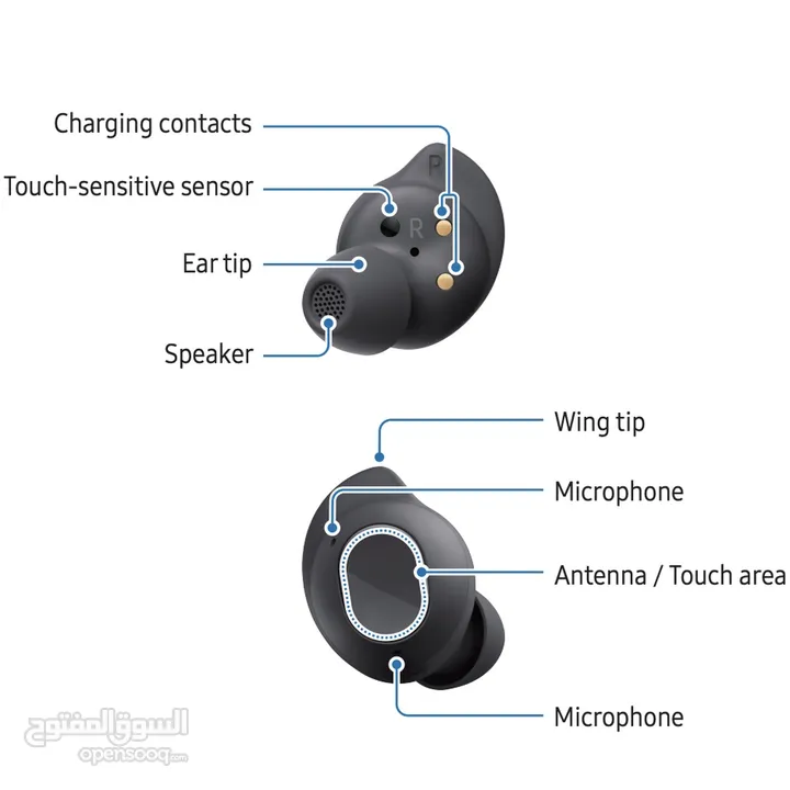 جديد كفالة سنة Samsung Buds Fe افضل سماعة متوفرة لدى سبيد ستور