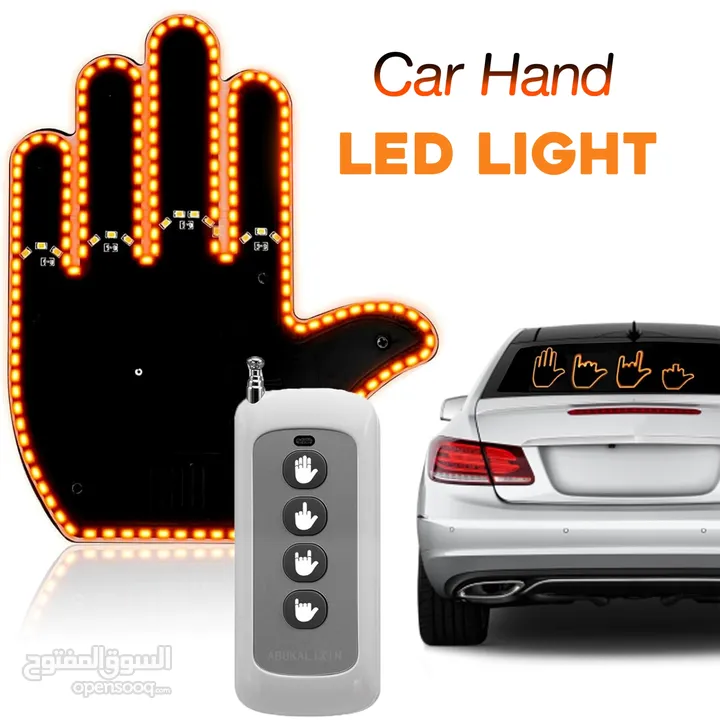car hand led