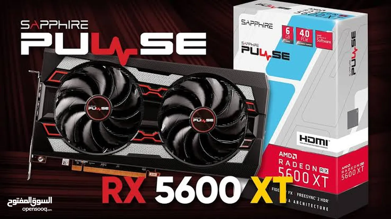 كمبيوتر gaming للبيع  rx5600 xt 6gb ddr6 Ram 16 gb ddr4 msi b 450 tomahawk max