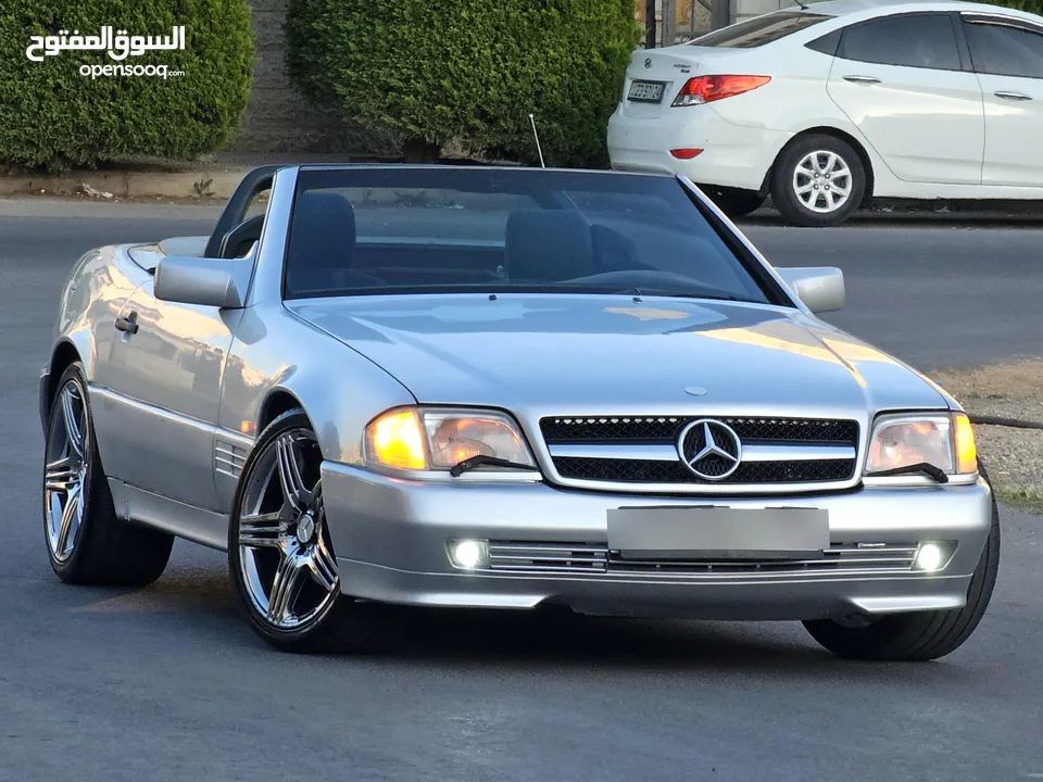 مرسيدس SL 500 موديل 1993 بحاله مميزه فل أوبشن للبيع المستعجل بسعرررر حرررررق  !!