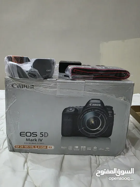 كاميرا كانون 5D مارك 4 Camera Canon 5D Mark IV Lens 24-105 USM II ممتازة لعشاق التصوير الاحترافي