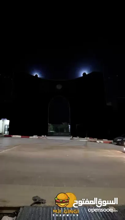 كرفان وجبات سريعه 2محور مجرور كبير دبل