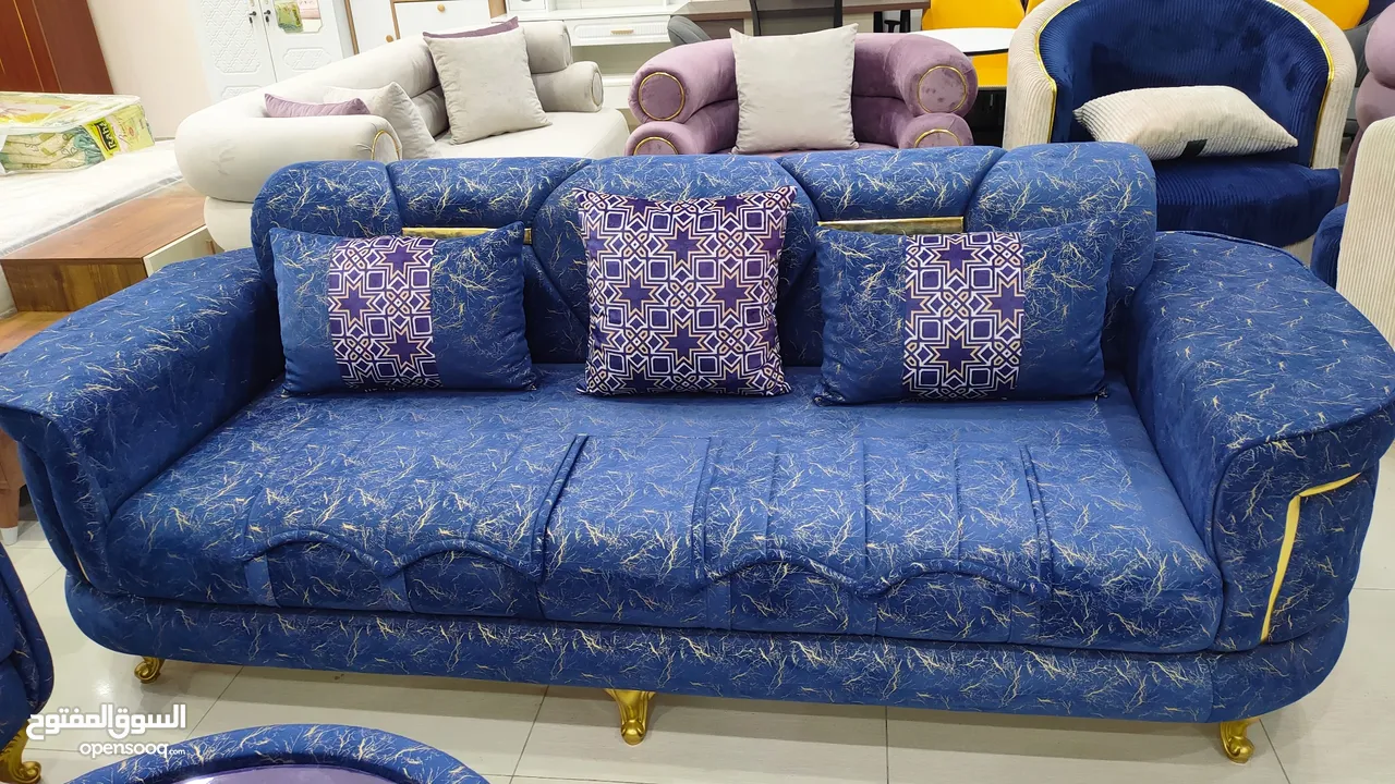 Sofa Set 6 Seater L Shape ( 3+2+1+1)