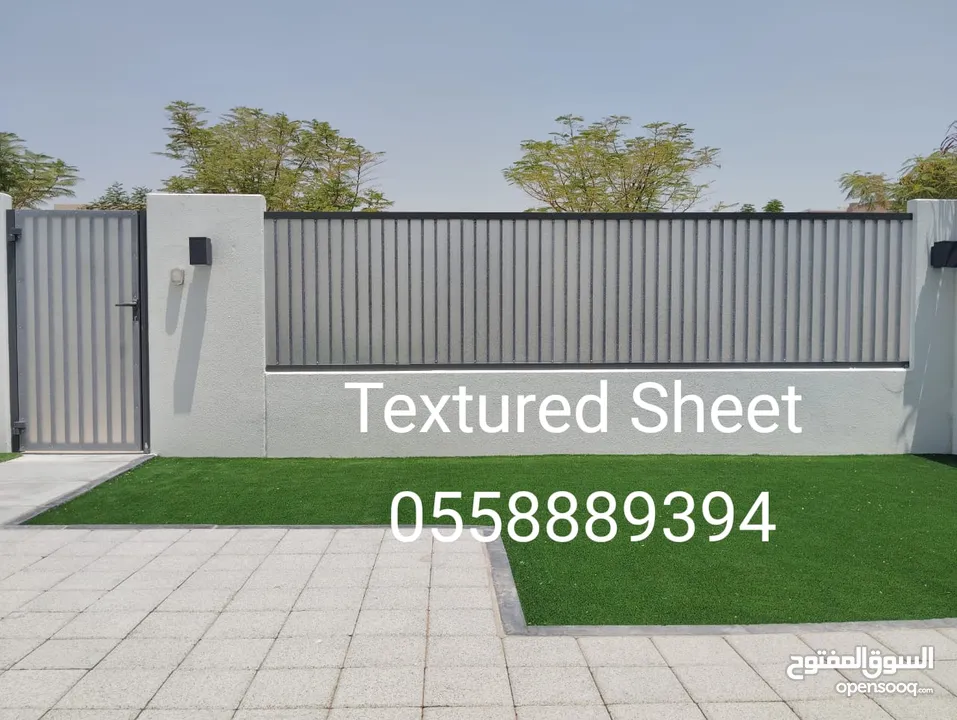 polycarbonate sheet for doors and fence