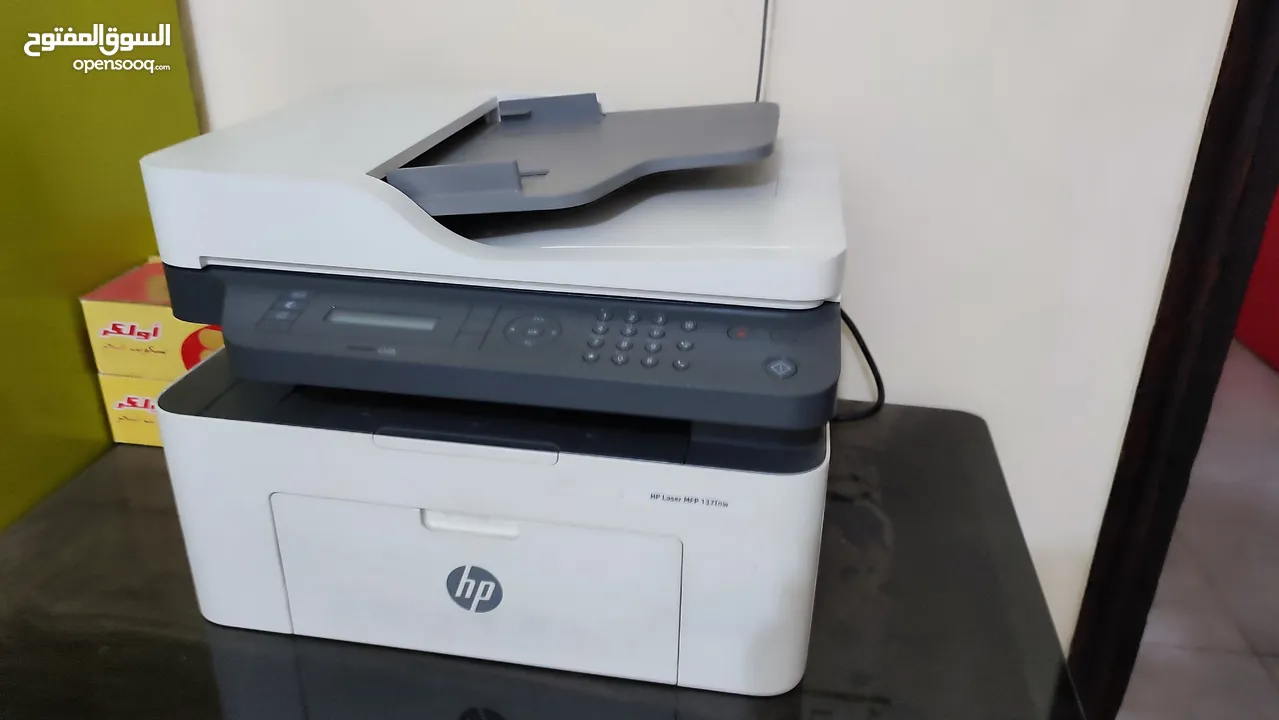 طابعة ليزر HP متعددة الوظائف موديل  HP laser MFP 137 fnw