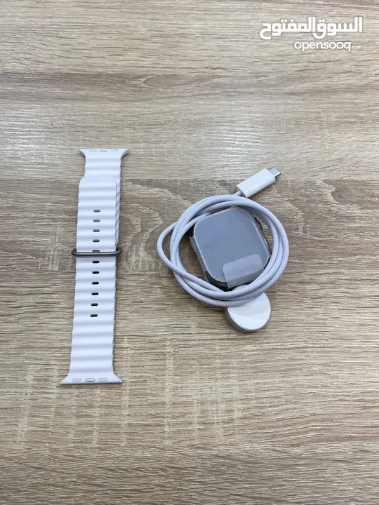 Apple watch ultra 2  جديدة غير مشغلة بدون الكرتونة بطارية 100% مع جميع ملحقاتها الاصلية