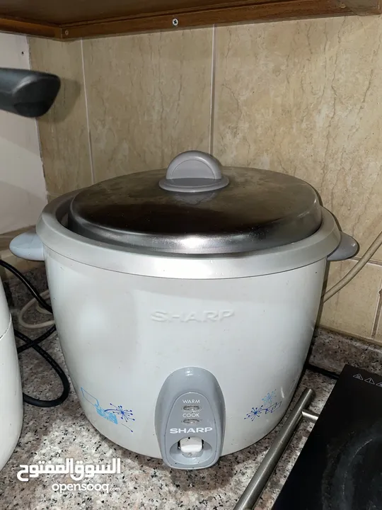 Rice cooker steam cooker sharp جهاز طبخ الرز