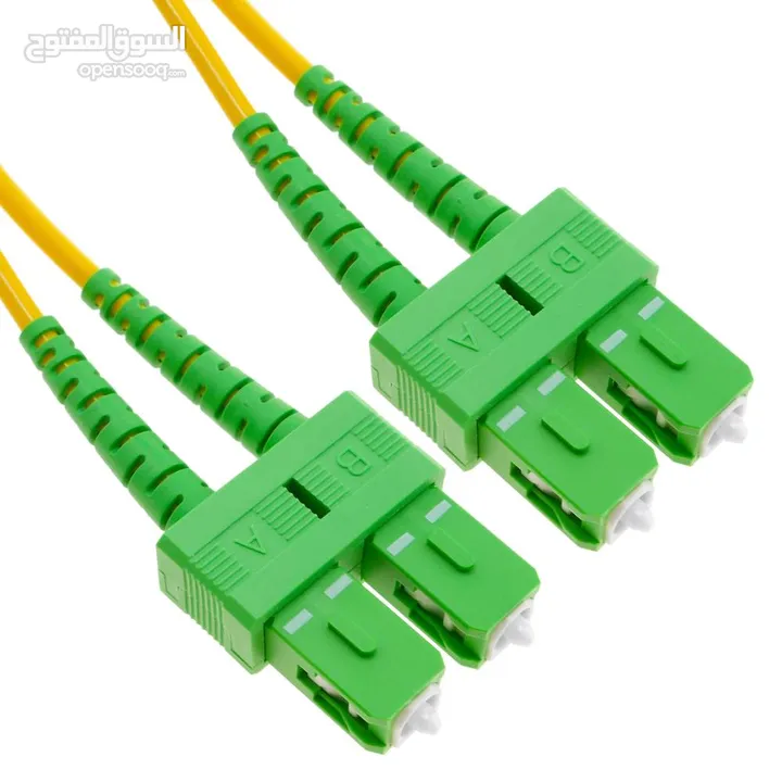 FIBER PATCH CORD SC/APC-SC/APC 3M سلك فايبر 3 متر