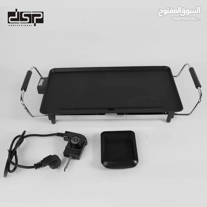 شواية جريل DSP الأصلية  جهّز أشهى الأطباق بسهولة وسرعة وأنت في بيتك.  أداء قوي: بقوة 2000 واط