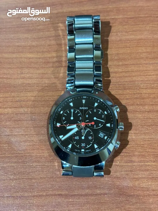 ساعه RADO بحال الجديد استعمال خفبف ضد الخدش زجاج زافاير