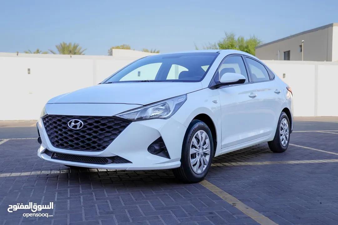 البيع HYUNDAI ACCENT MODEL 2021 السياره ماشية 73 كليو فقط السعر 3900 السياره بحالة الوكالة لتوا