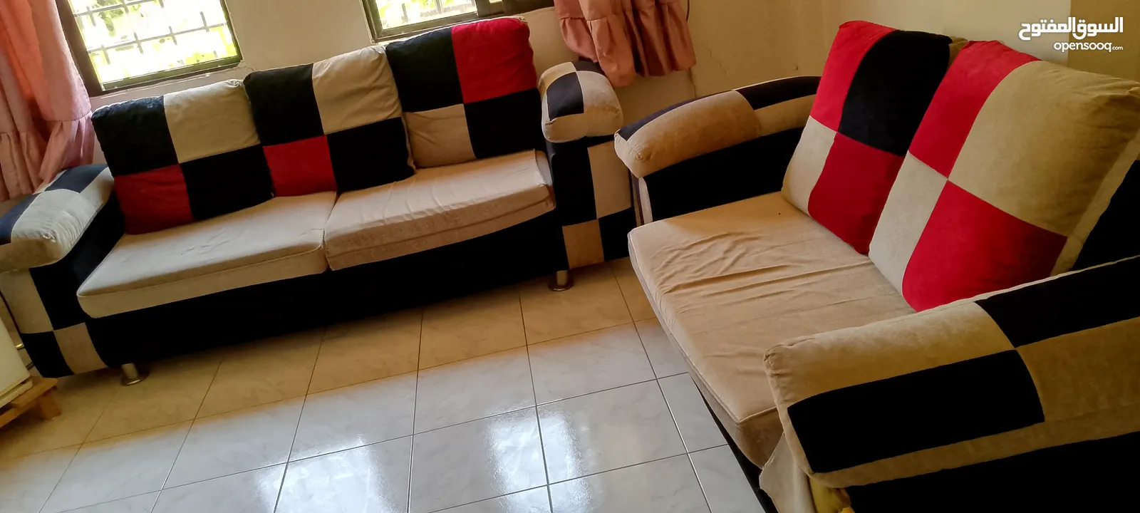 طقم كنب 3+2 مقاعد مستعمل