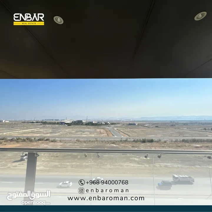 كوفي شوب/ مطعم للايجار في موقع مميز وعلى اطلاله مطار مسقط الدولي