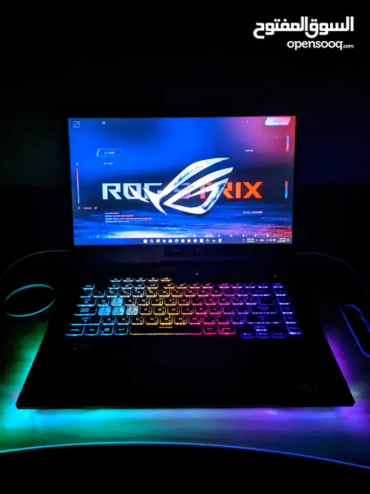 لابتوب قوي للألعاب والشغل الثقيل ASUS ROG Strix G15 رام 16 كارت RTX 3060 6GB