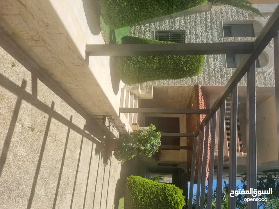 fully furnished ground floor with huge garden and terraces,,separate entrance ..