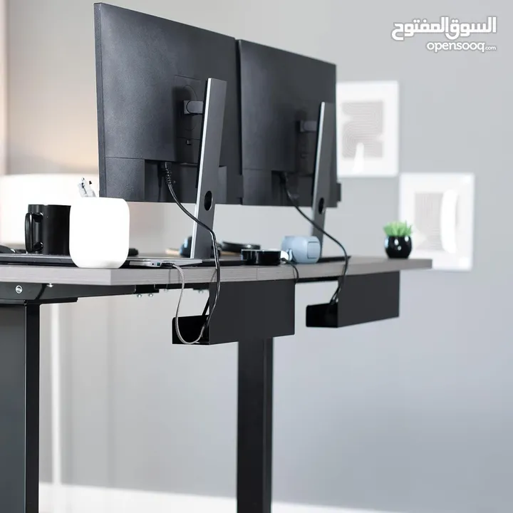 VIVO Under Desk 17 inch Cable Management Trays, Power Strip Holders