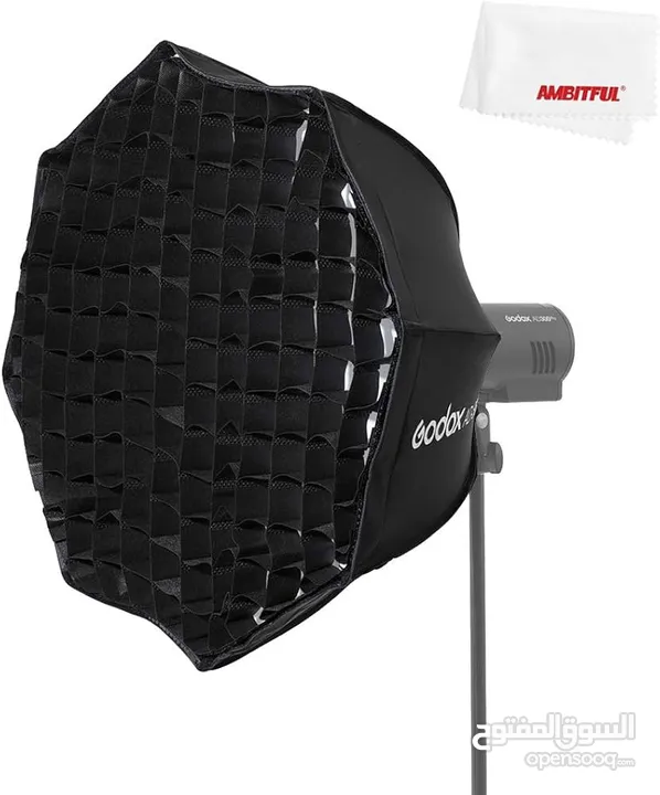 Godox lightbox diffuser with stands + sony trigger + camera tripod