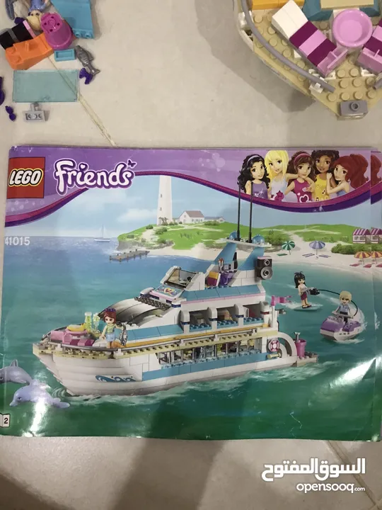ليغو ليگو الاصدقاء سفينة الدولفين 41015 Lego Friends  Dolphin Cruiser 41015