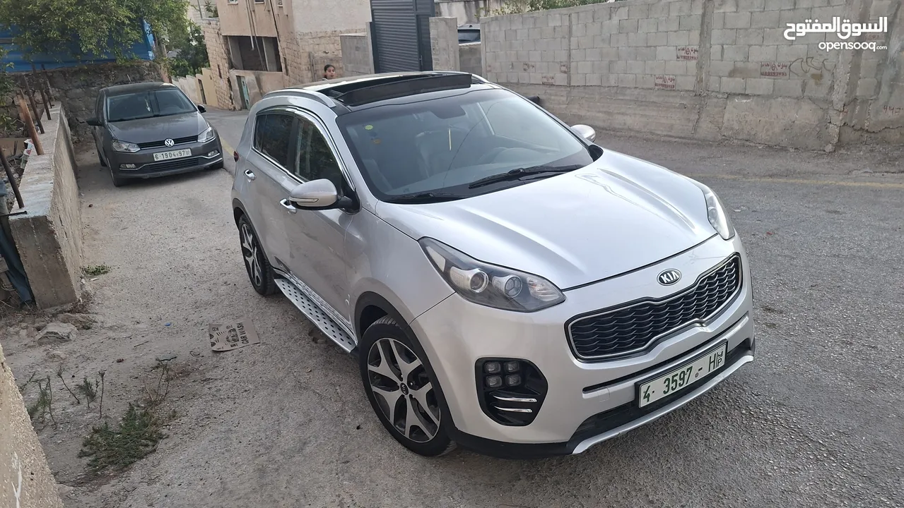 كيا سبورتج جتي لاين 2016فلل اضافات مع فتحة سقف بنوراما للبيع بسعر حررررق كاش نخب و ماتور 2000ديزل