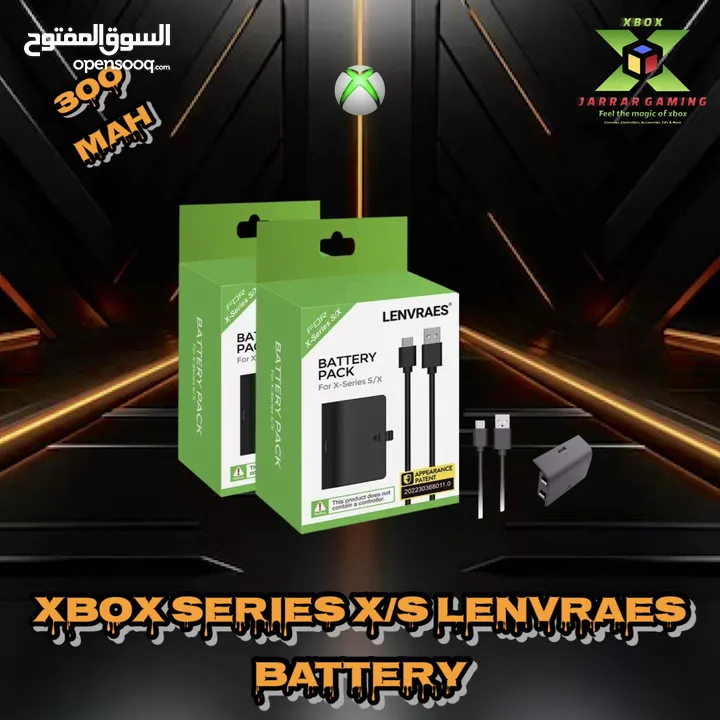 Xbox series x/s & one x/s Rechargeable battery’s بطاريات شحن أيادي تحكم إكس بوكس