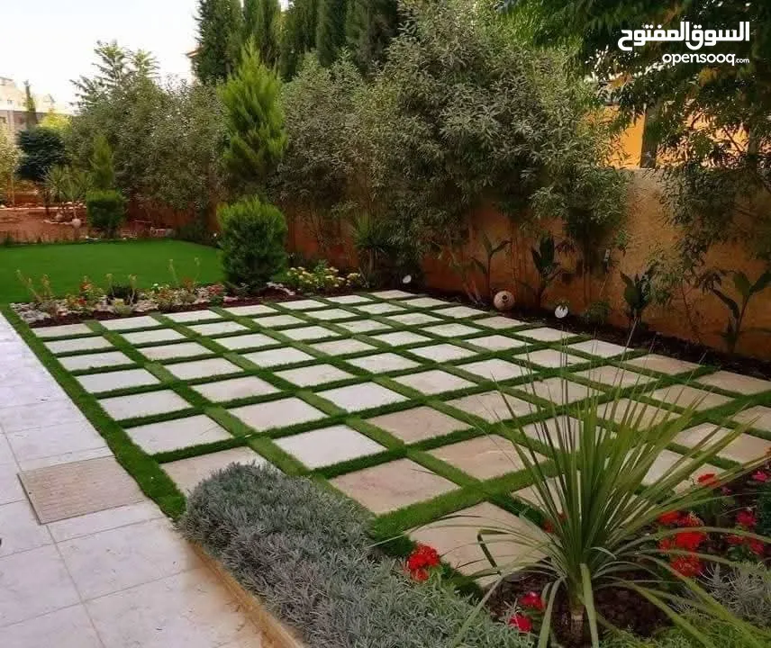 عشب صناعي اقل سعر بالمملكة وتحدي بسعر كثافة وثبات لون  يوجد صناعة  اردني  فيتنامي سعودي مصري امراتي