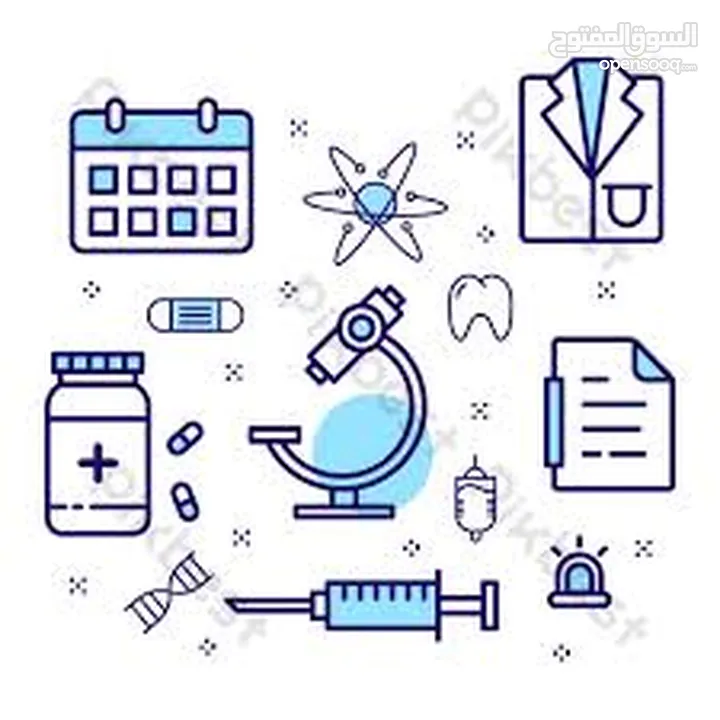 تدريس المواد الطبية لطلاب الطب والأسنان والصيدلية وعمل البحوث الطبية وتحليل البيانات