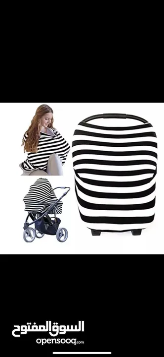 غطاء رضاعة 6 في 1 – عملي وآمن لكل أم Multi-Use Nursing Cover 6-in-1