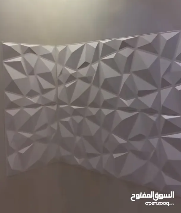 3d wall panel - لوح ثلاثيه الأبعاد مقاس نص متر عاليه الجوده