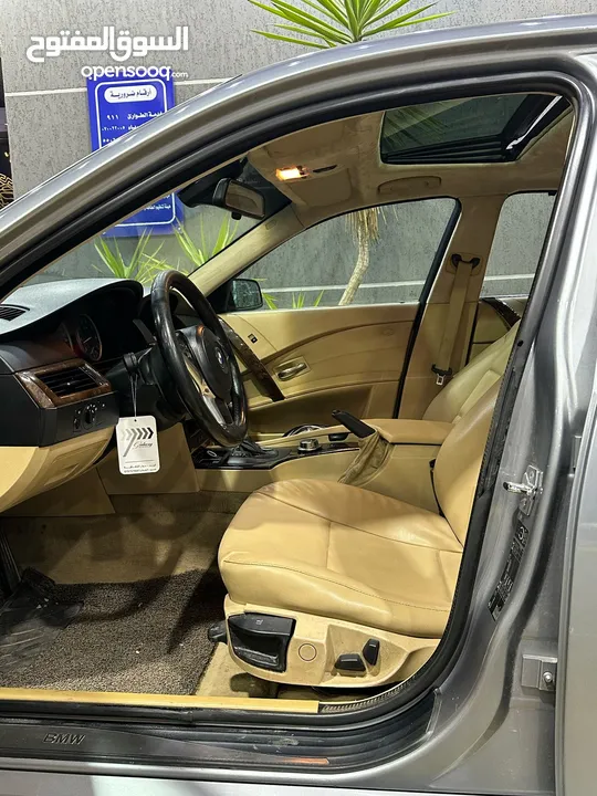 بي ام دبليو 525i فحص كامل 7جيد 2007  فل الفل كامل اعلى صنف BMW e60