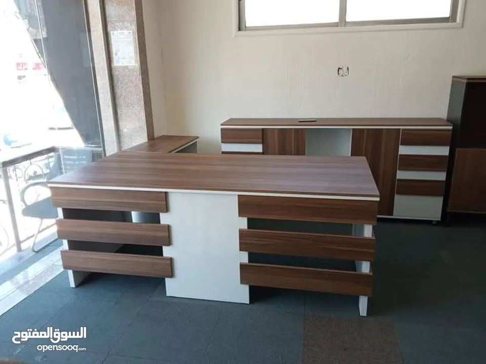 مكتب مدير بسعر المصنع شامل التوصيل والتركيب عمان زرقاء