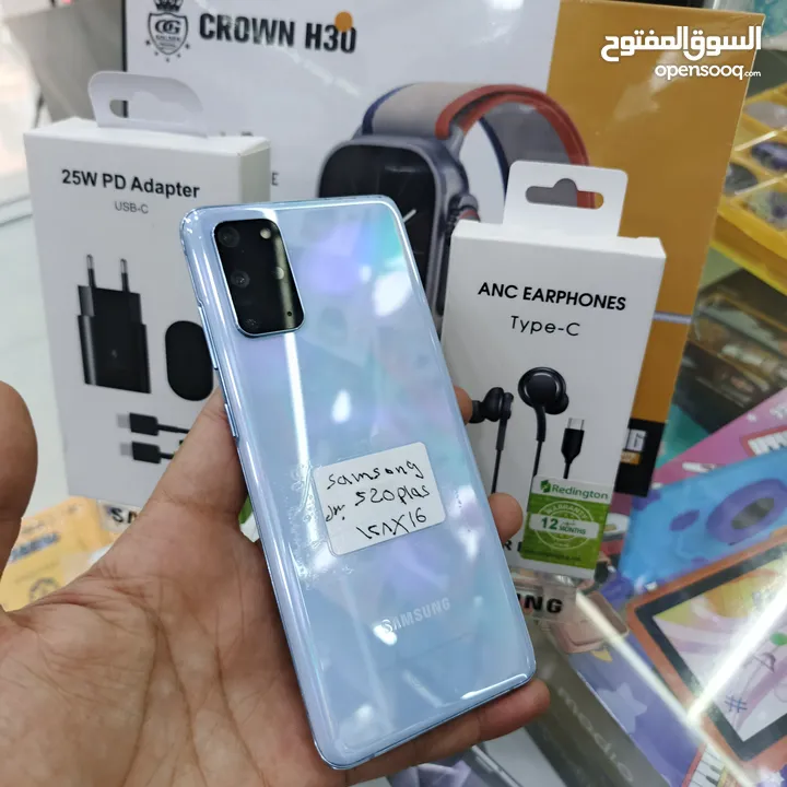 مستخدم نظيف 128g 16ram Samsang S20plas