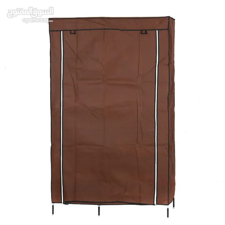 خزانة ملابس قابلة للطي بالباب بإطار معدني متين من الأنابيب الفولاذية.  Door foldable wardrobe