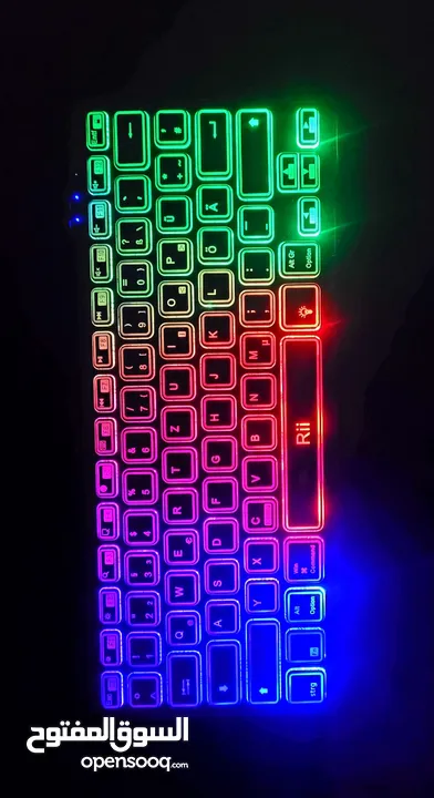 Brand New Rii K09 Bluetooth RGB Backlit Keyboard: Illuminate Your Typing Experience!